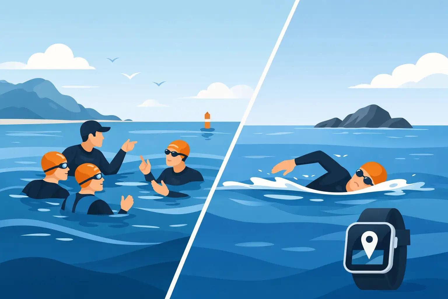 海泳社群訓練 vs 單獨打卡,哪個進步更快?
